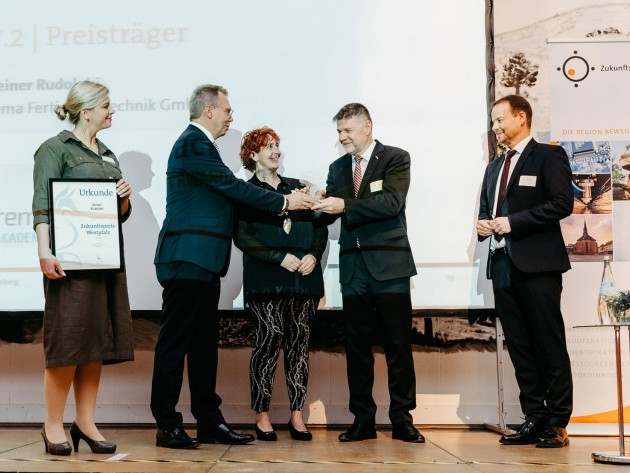 Zukunftspreis-Verleihung 2019 an Reiner Rudolphi (Fotograf: Martin Koch)